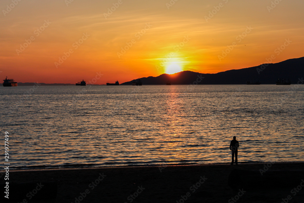 Sunset English Bay