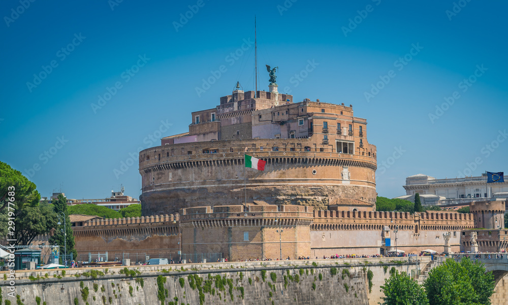 Sant'Angelo Castle in Rome, Italy