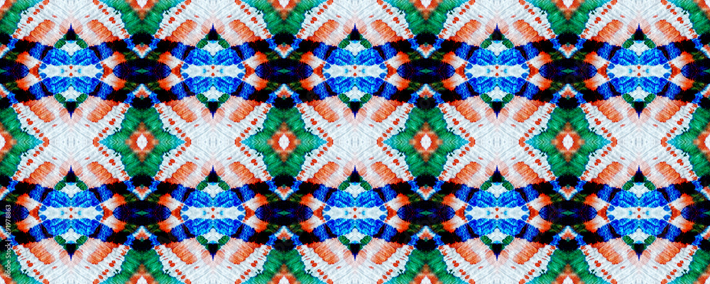 Ikat Seamless Pattern. Ikat Seamless Pattern.