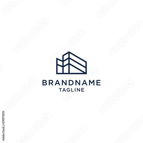 Building Logo Design Template. Real Estate, Property, Construction - Vector