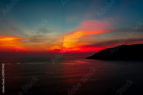 A stunning sunset from Promthep Cape