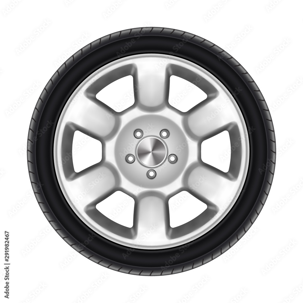 Auto wheel isolated or black car tyre, tire Auto wheel isolated or black car tyre, tire