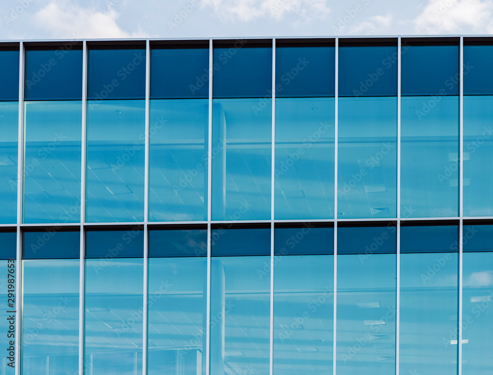 Shot of the Glass Elevation of an Office Building Stock Photo | Adobe Stock