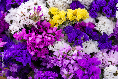 Multi-colored flower background.