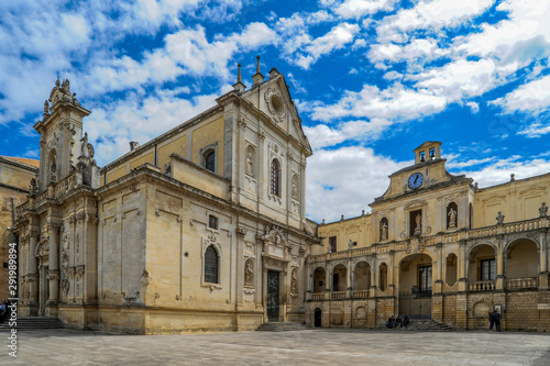 Lecce is called the Baroque Florence, as well as the Baroque Capital of Puglia. The city owes its Golden color of its buildings of local limestone "Pietra of the sun".      © Andrey