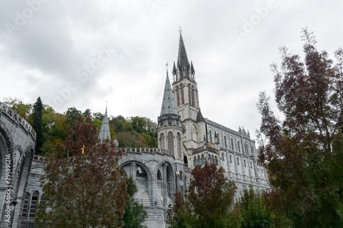 Lourdes, France : A location for Catholic pilgrimage. 6 million tourists visit this site every year.