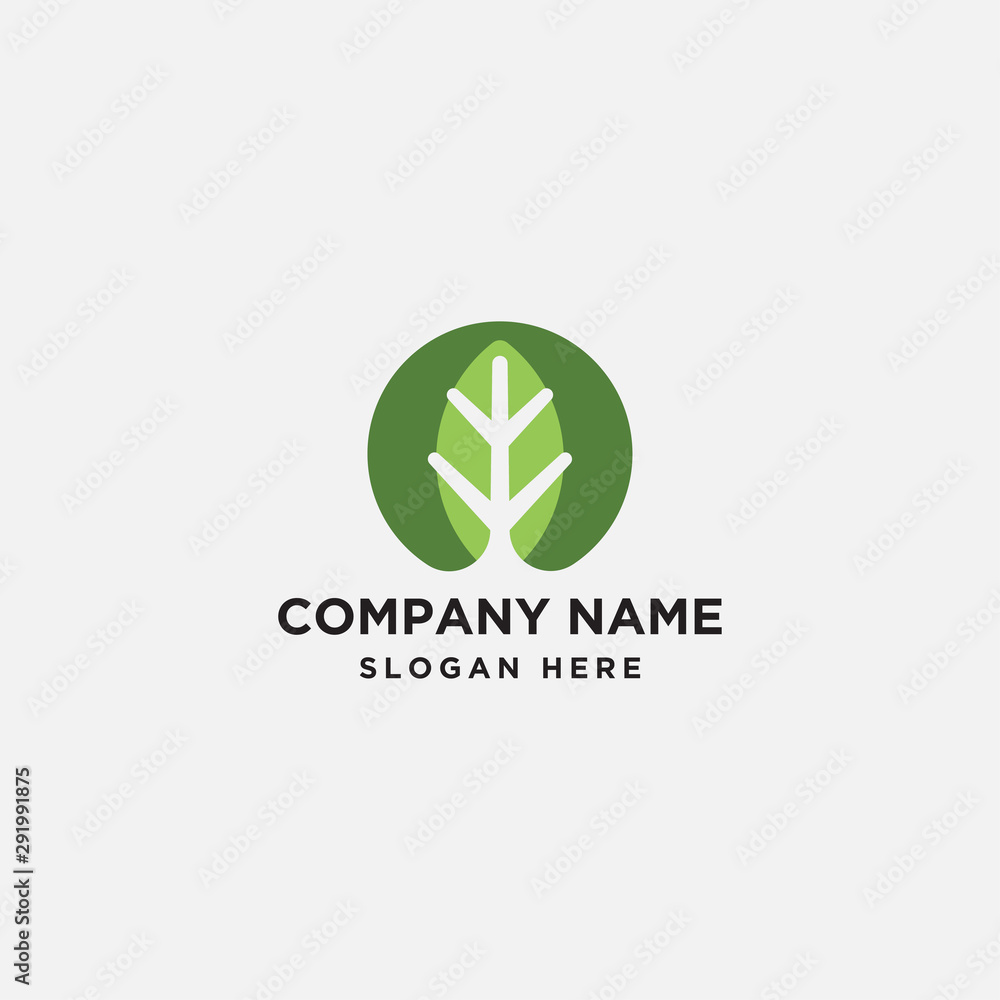 leaf logo icon template. vector universal leaf logo icon template. vector universal