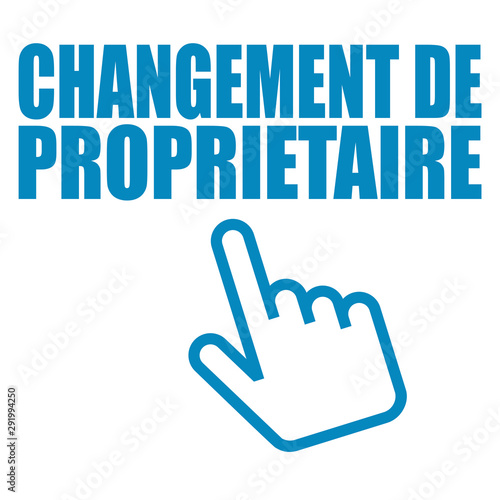 Logo changement de propriétaire.