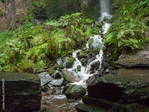 Beautiful South Wales Melincourt Falls Waterfall Rocks Wet © Callum