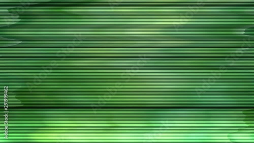 Television interlaced flickering green screen glitch