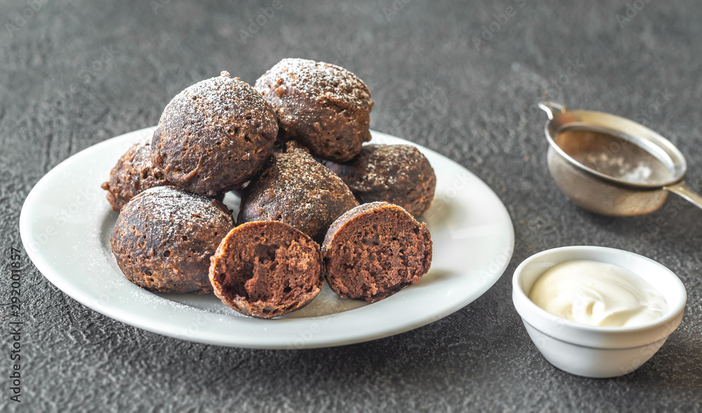 Chocolate pancake puppies Chocolate pancake puppies