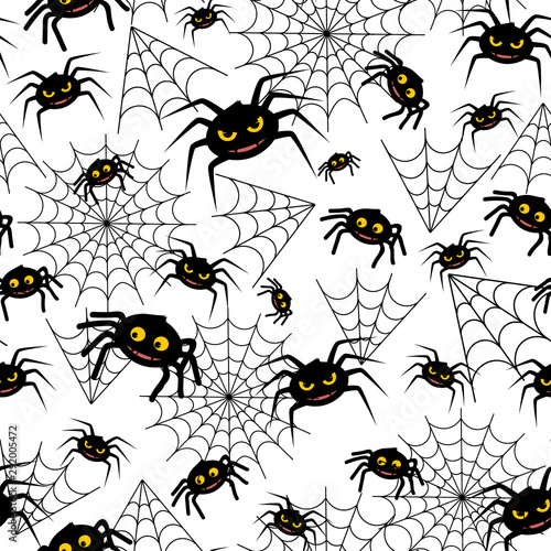 Halloween decorative seamless pattern. © chuhastock