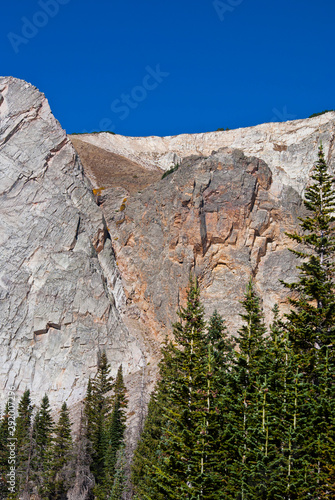 rock in the mountains