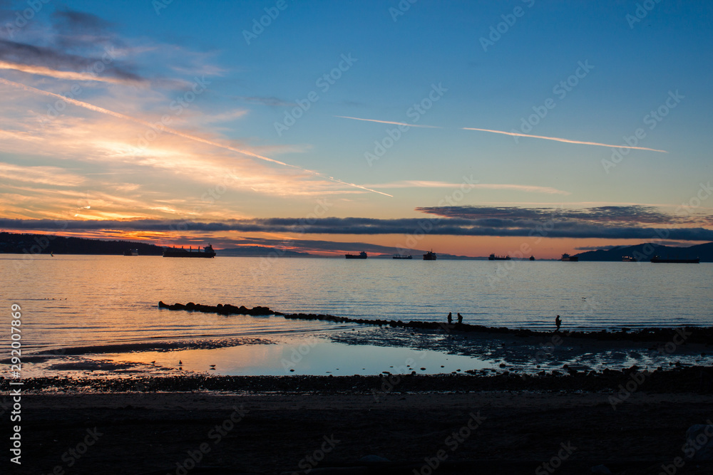 Sunset English Bay Vancouver