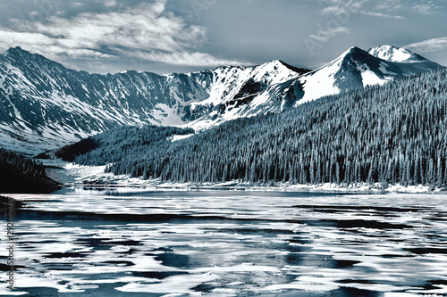 lake in mountains