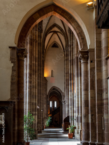 Details of interior of the Church Saint Thomas  Strasbourg