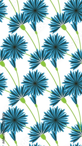 vertical cover. blue flowers on white background. Fashionable bright templates for social networks, media stories, Wallpapers, banners, posters