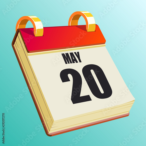 May 20 on Red Calendar