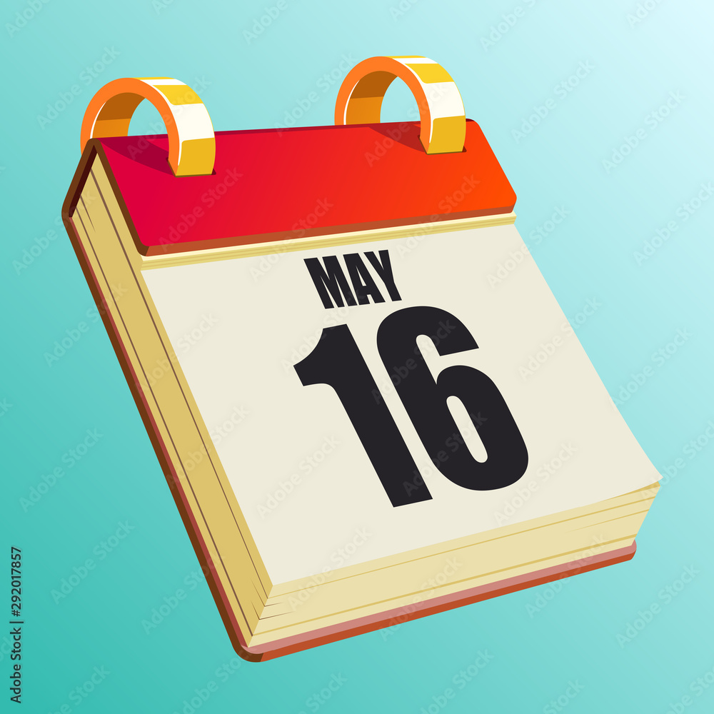 May 16 on Red Calendar May 16 on Red Calendar