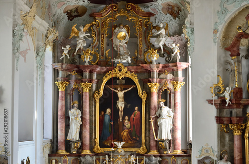 Altar der Pfarrkirche St.Michael, Krumbach