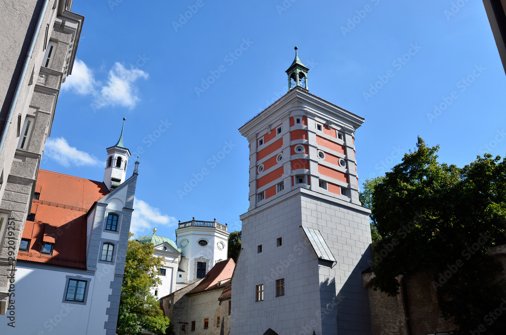 Wassertürme und Rotes Tor, Augsburg
