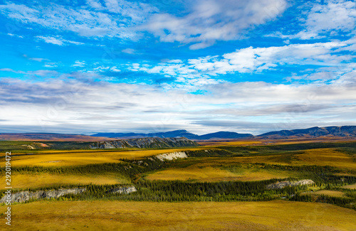 Dempster Highway Rock River Arctic Tundra YT Canada