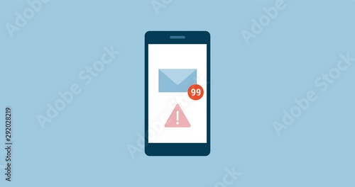 Full mailbox on smartphone