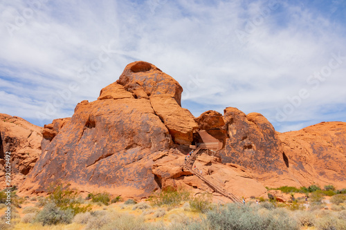 Beautiful landscape around Valley of Fire State Park