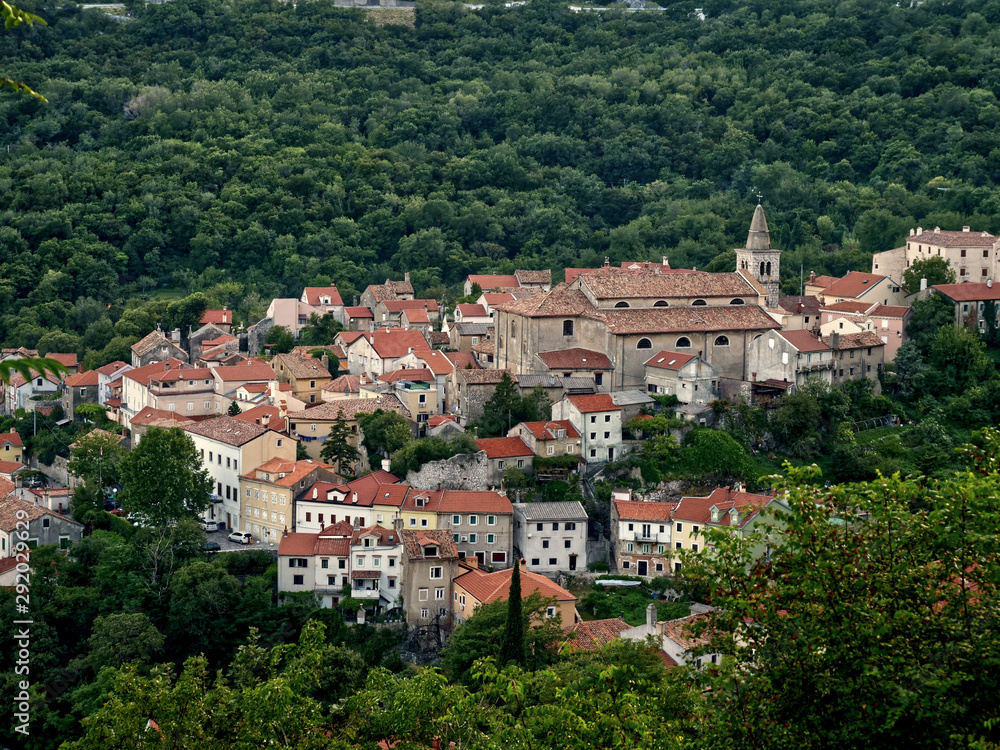Mountain village in Croatia