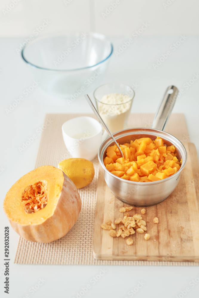 Thanksgiving or Halloween pumpkin porridge Thanksgiving or Halloween pumpkin porridge