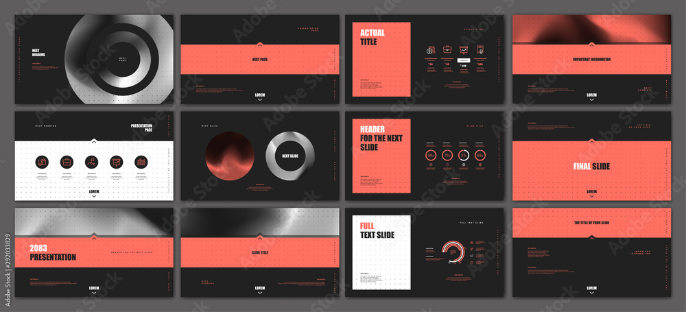 Presentation template design Presentation template design