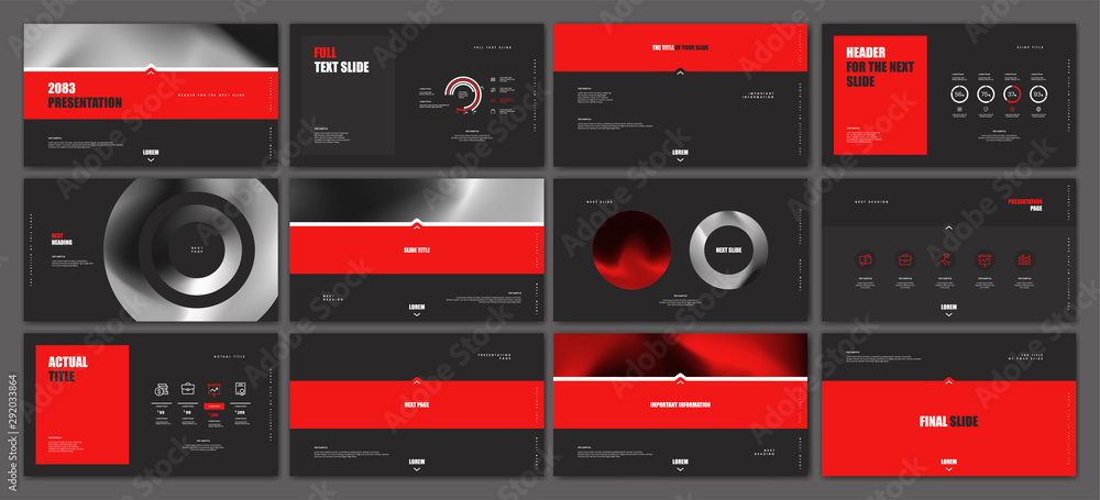 Presentation template design Presentation template design