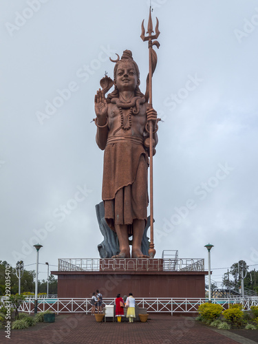 Mauritius 20017 - Statua gigante di Shiva a Ganga Talao