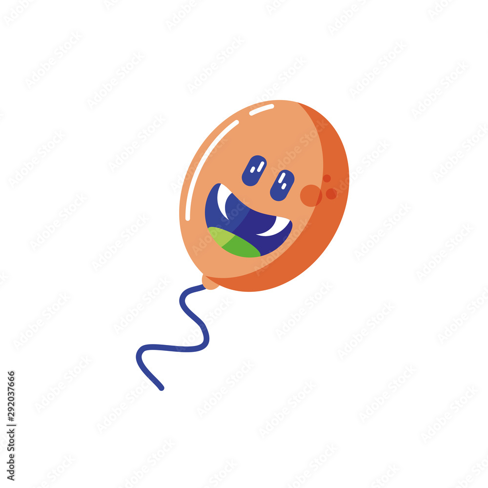 helium balloon on white background helium balloon on white background