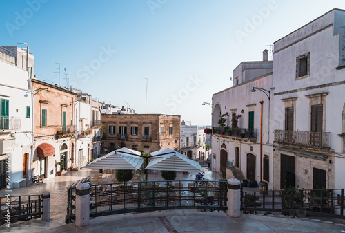Ostuni, Italy - August 2019: Historic center of white city of Ostuni in Puglia, in a day of August © Jan Cattaneo