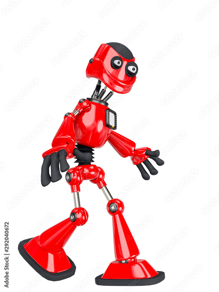 robot cartoon walking robot cartoon walking