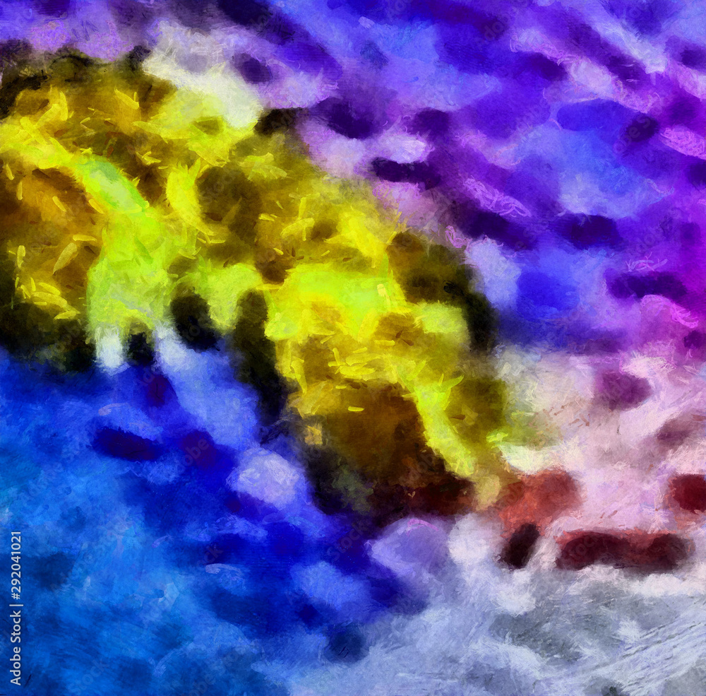 Obraz premium Art oil background, creative design pattern, painting brushstrokes texture, HD wallpaper, colorful splashes and textured artistic elements