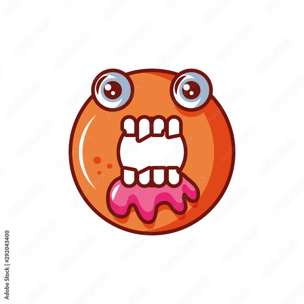 delicious donut with halloween decoration delicious donut with halloween decoration