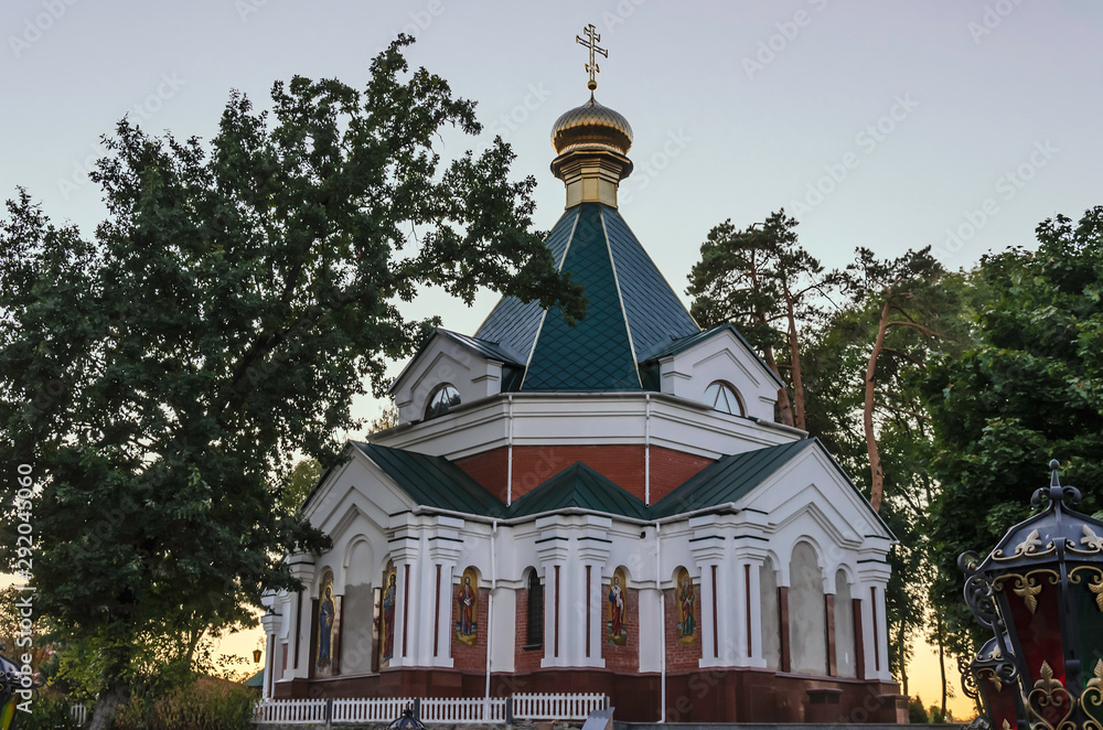The building of the Christian Orthodox Church of the Passion of the Lord The building of the Christian Orthodox Church of the Passion of the Lord