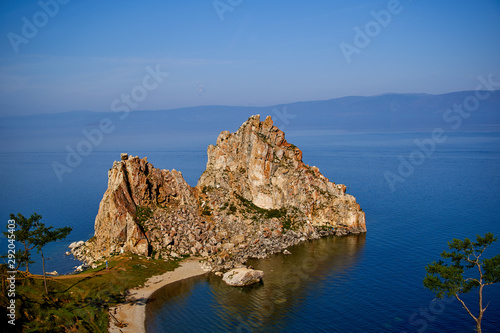 Lake Baikal. Olkhon Island in the summer Shamanka