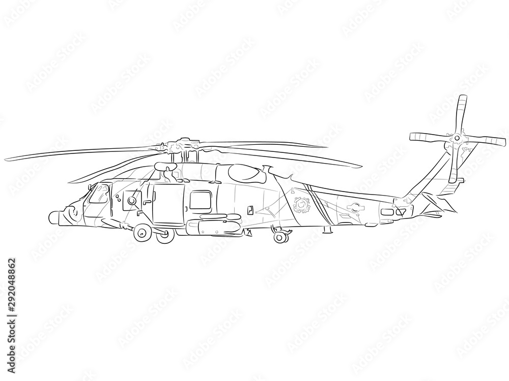 helicopter, Mh 60t