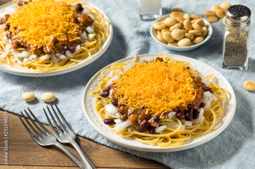 Homemade Cincinnati Chili Spaghetti photo