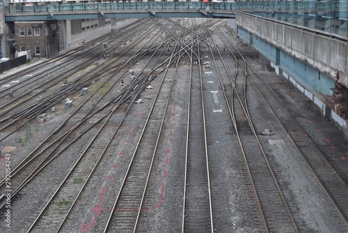 Many rail tracks intersect similar to what path to choose in life