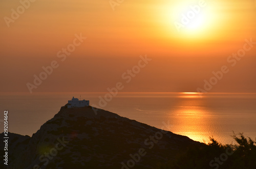 Sunset Agios Elias, Sifnos, Greece. © Kosimos