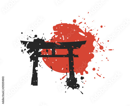 Creative torii gate draw