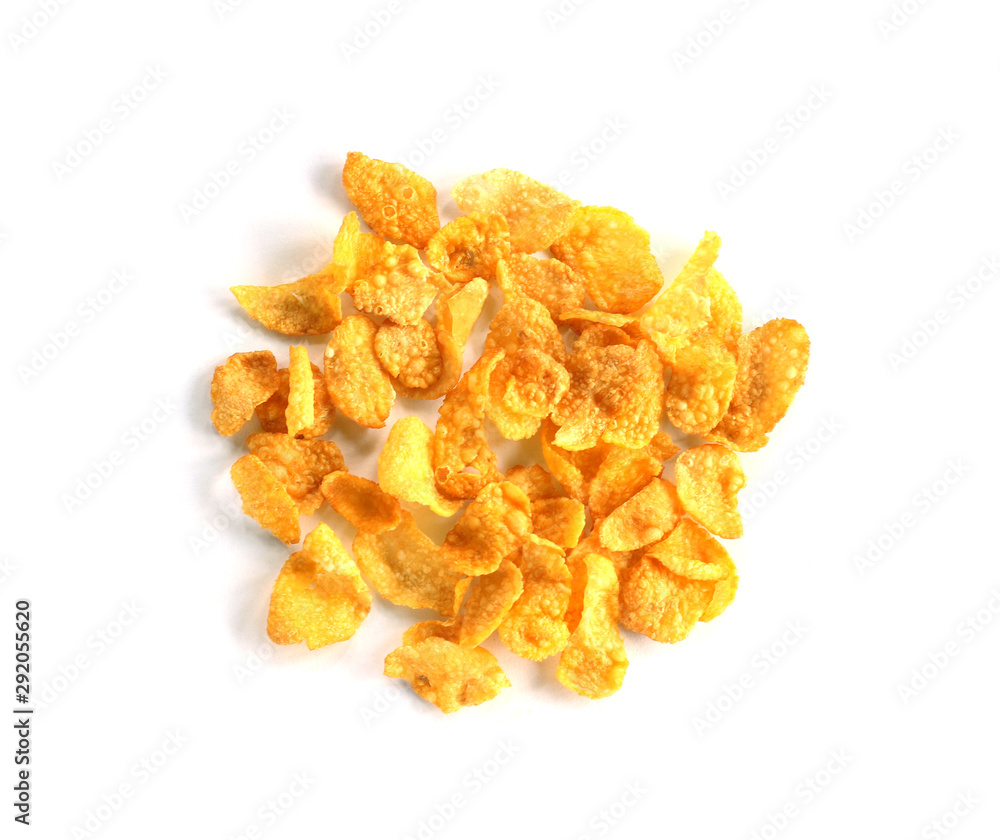 breakfast cereal isolated on white background. breakfast cereal isolated on white background.