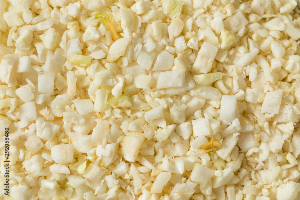 Homemade Organic Raw Cauliflower Rice Homemade Organic Raw Cauliflower Rice