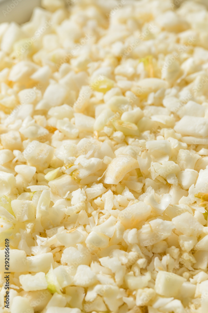 Homemade Organic Raw Cauliflower Rice Homemade Organic Raw Cauliflower Rice