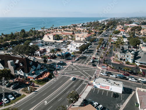 Carlsbad, California beach town landscape views photo