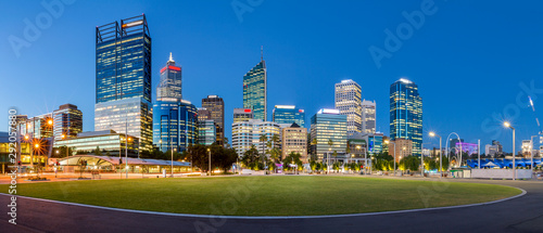 Cityscape of Perth WA from Elizabeth Quay